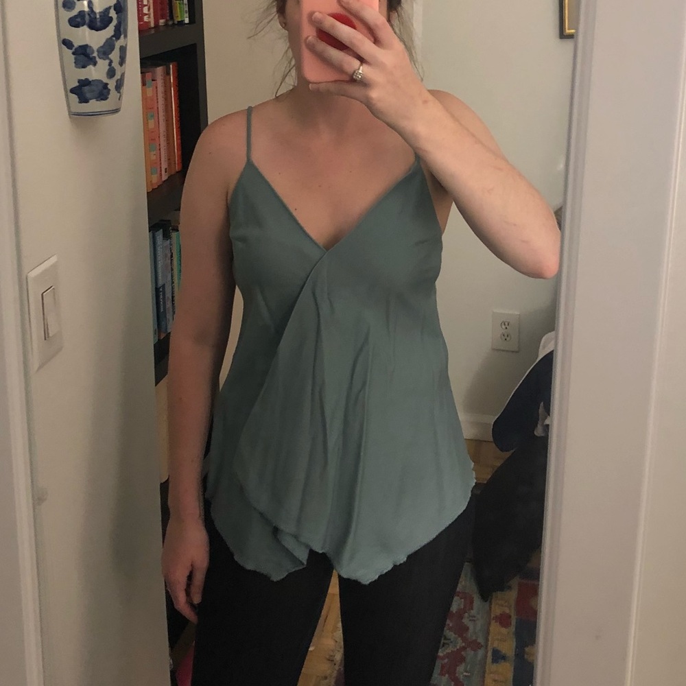 Aritzia Babaton Teal Top Small